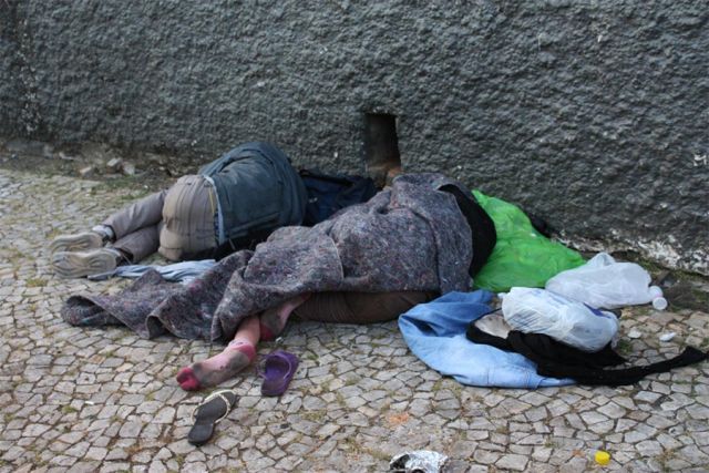 Em Ponta Grossa há atualmente 197 pessoas morando em situação de rua | Foto: Vitor Almeida dos Santos